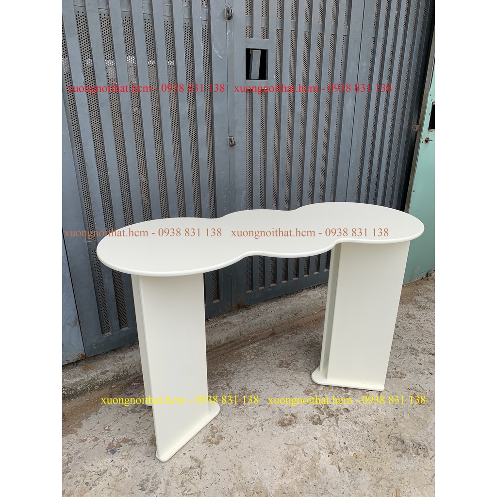 *ảnh thật* bàn decor, làm việc gỗ MDF sơn #xuongnoithat.hcm