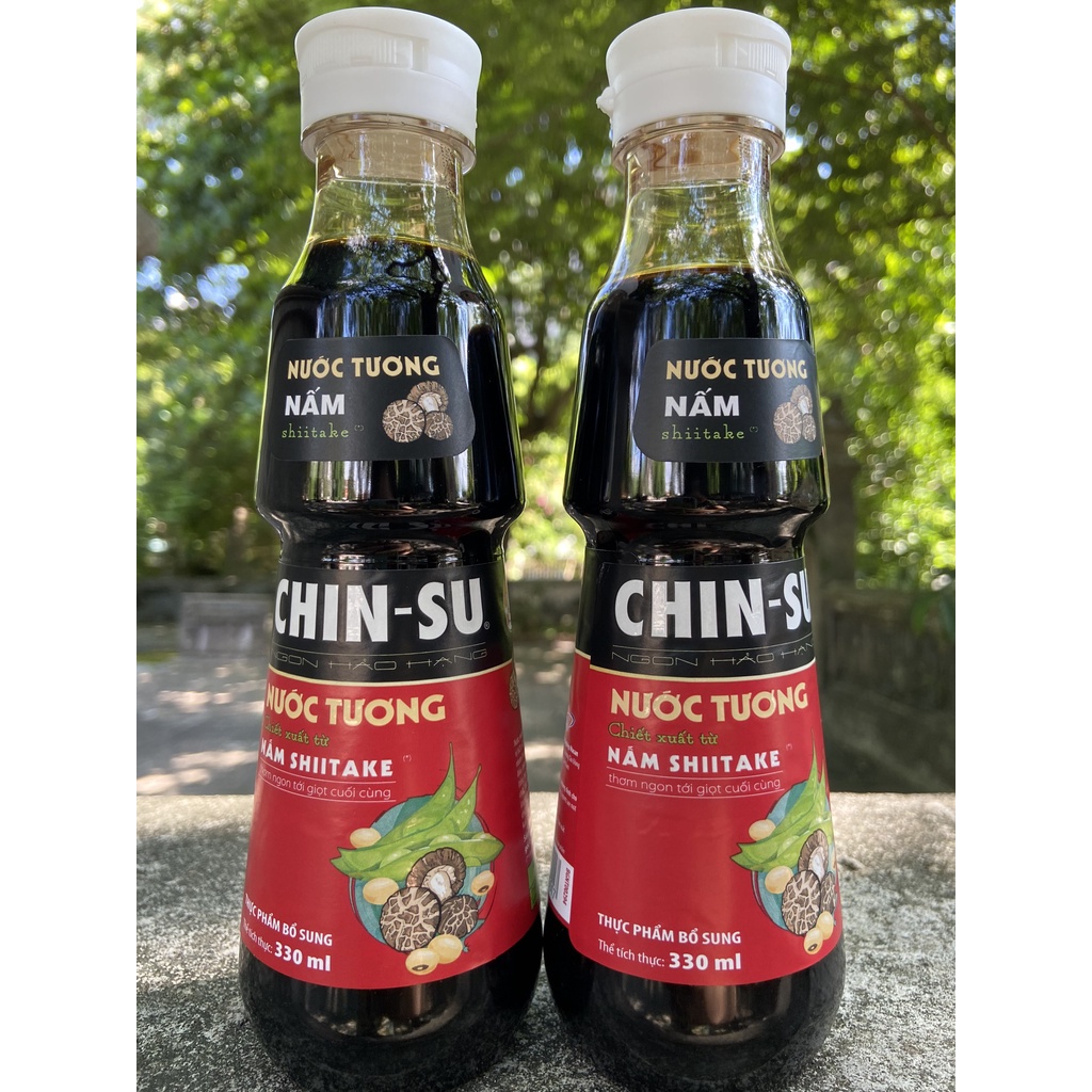 Nước Tương Chin Su Nấm Shitake 330ml
