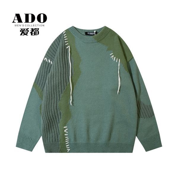 Ado Áo Khoác Sweater Thiết Kế Khâu Tua Rua Đường Phố Mỹ Chính Hãng Cho Nam Và Nữ
