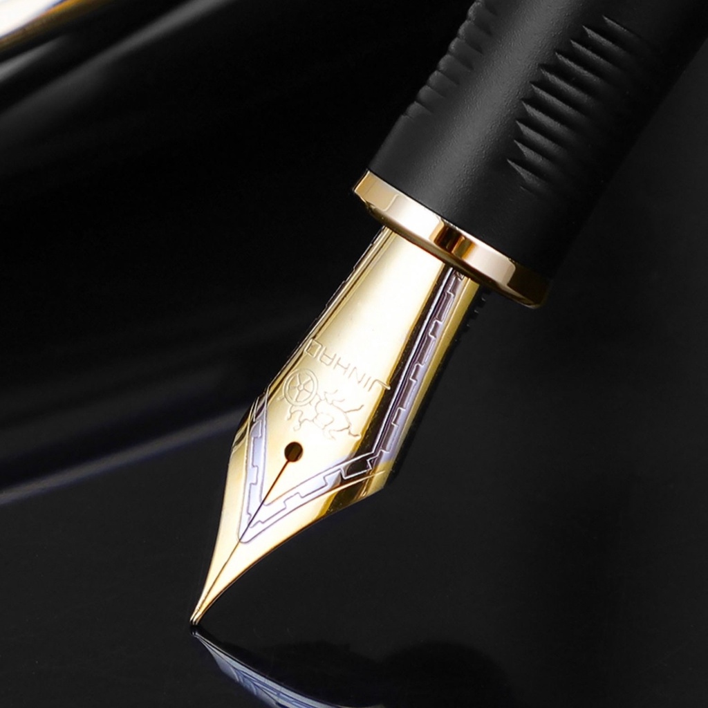 Bút Máy Penlab Jinhao X850 Ngòi Vừa Màu Vàng Kim Cho Ký Tên C7326