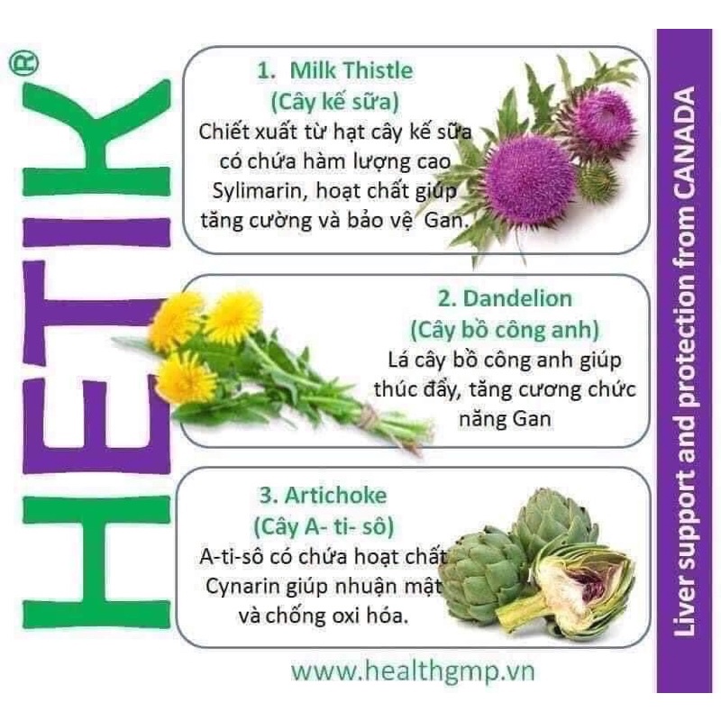 Thải độc gan, bổ gan, làm mát gan, tăng cường chức năng gan Milk Thistle Extract 1000mg 90-180 viên Puritan's Pride