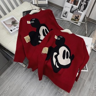 [Về Sẵn] Áo Len Mickey Đỏ Siêu Xinh L1