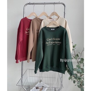 Áo nỉ cổ tròn can't