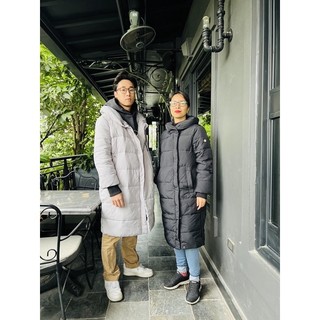 Áo Khoác Lông Vũ Dáng Dài Hàn Quốc