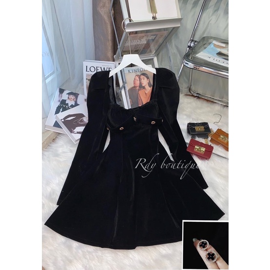 đầm nhung cúp ngực bigsize 70kg-90kg🎀🎀