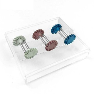 Set 6 đĩa mài đánh bóng răng hình xoắn ốc