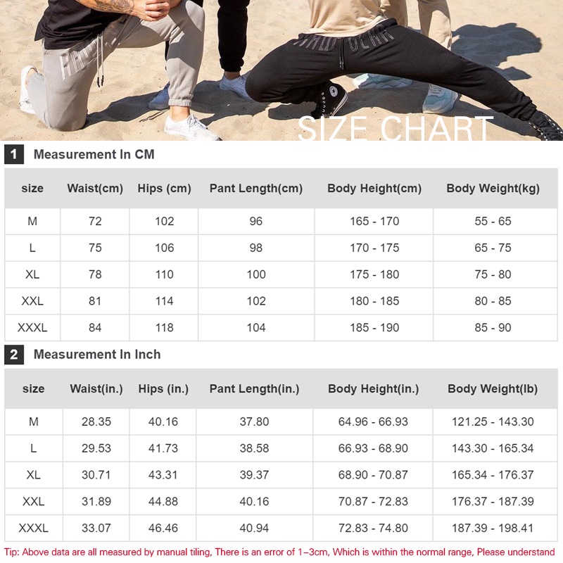 Quần Dài Thể Thao Nam Thời Trang Size M-3XL