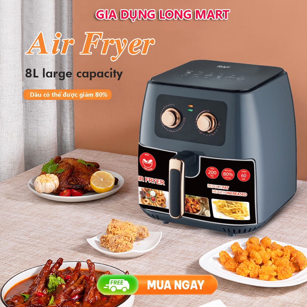 💥Nồi Chiên Không Dầu Sharp ThaiLand 10,2L KS 21722, Công xuất  Bảo Hành 12 Tháng