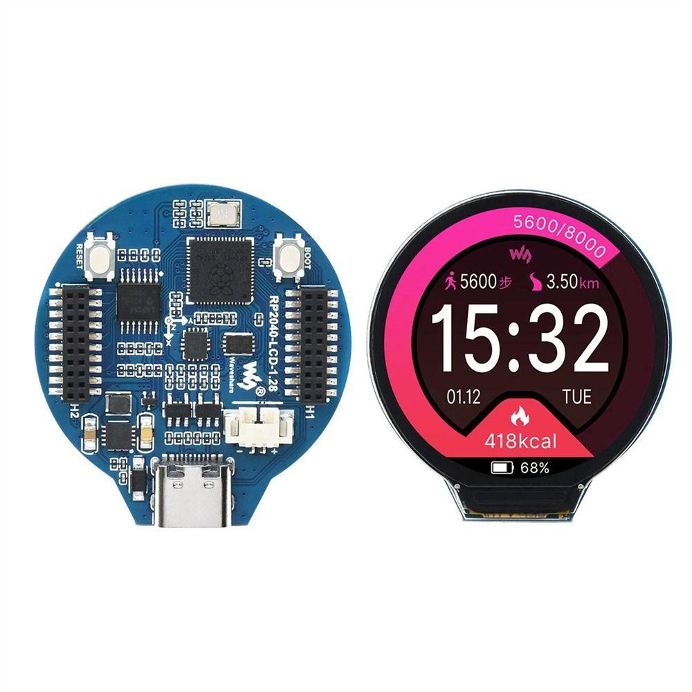 Bảng Mạch Phát Triển Màn Hình LCD Tròn PICO RP2040 1.28inch
