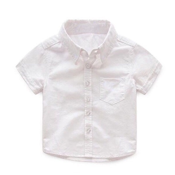 Áo sơ mi cotton SOFFNY thiết kế đơn giản thời trang mùa thu 2019 cá tính dành cho bé trai