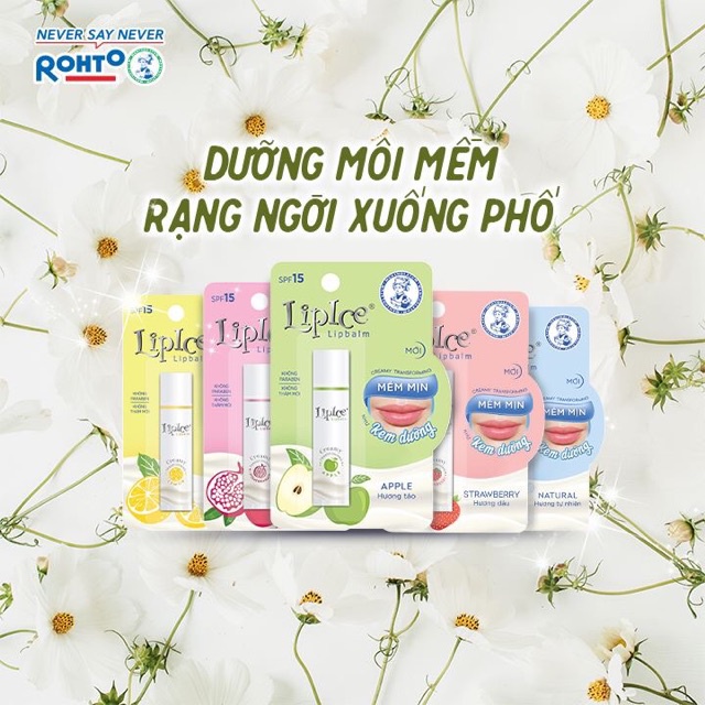 Son dưỡng không màu chuyển kem mịn Lipice Creamy 4.3g