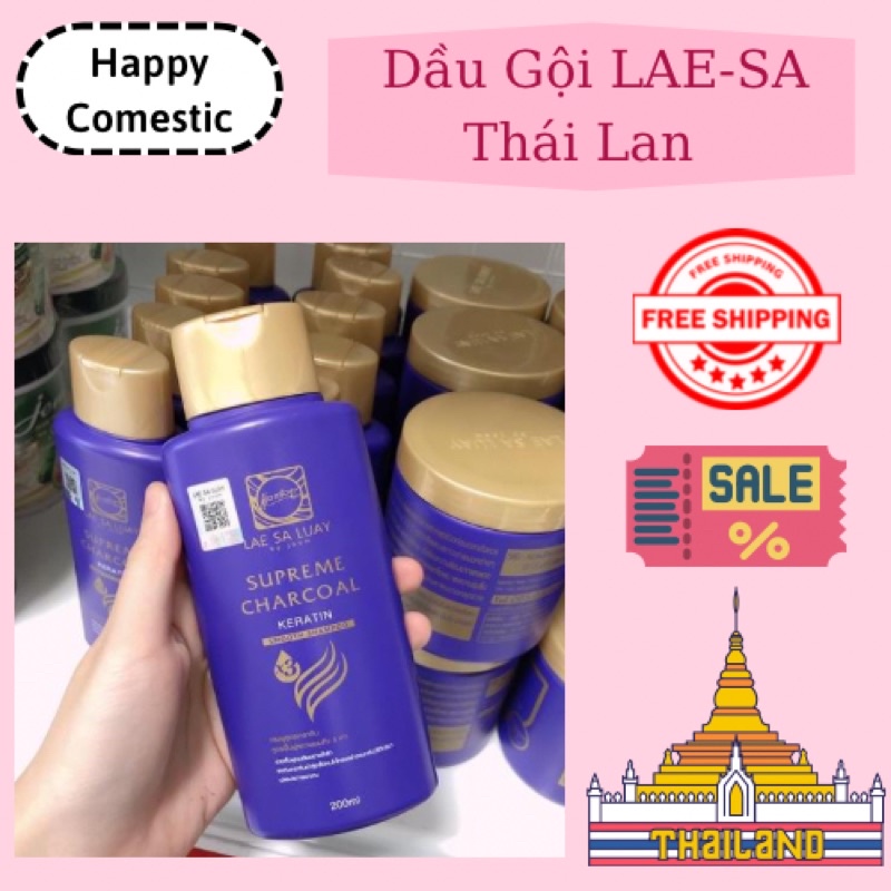 🇹🇭 Dầu Gội Dưỡng Tóc Lae Sa Luay Thái Lan 200ML Chính Hãng 100% 🇹🇭