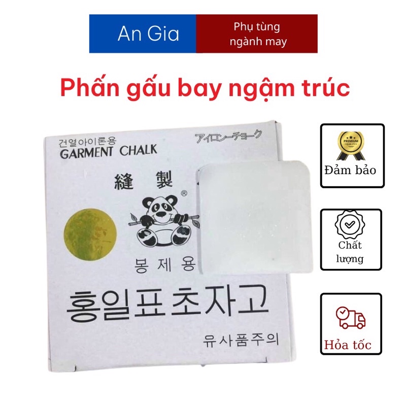 Phấn bay gấu ngậm trúc hộp 50 viên