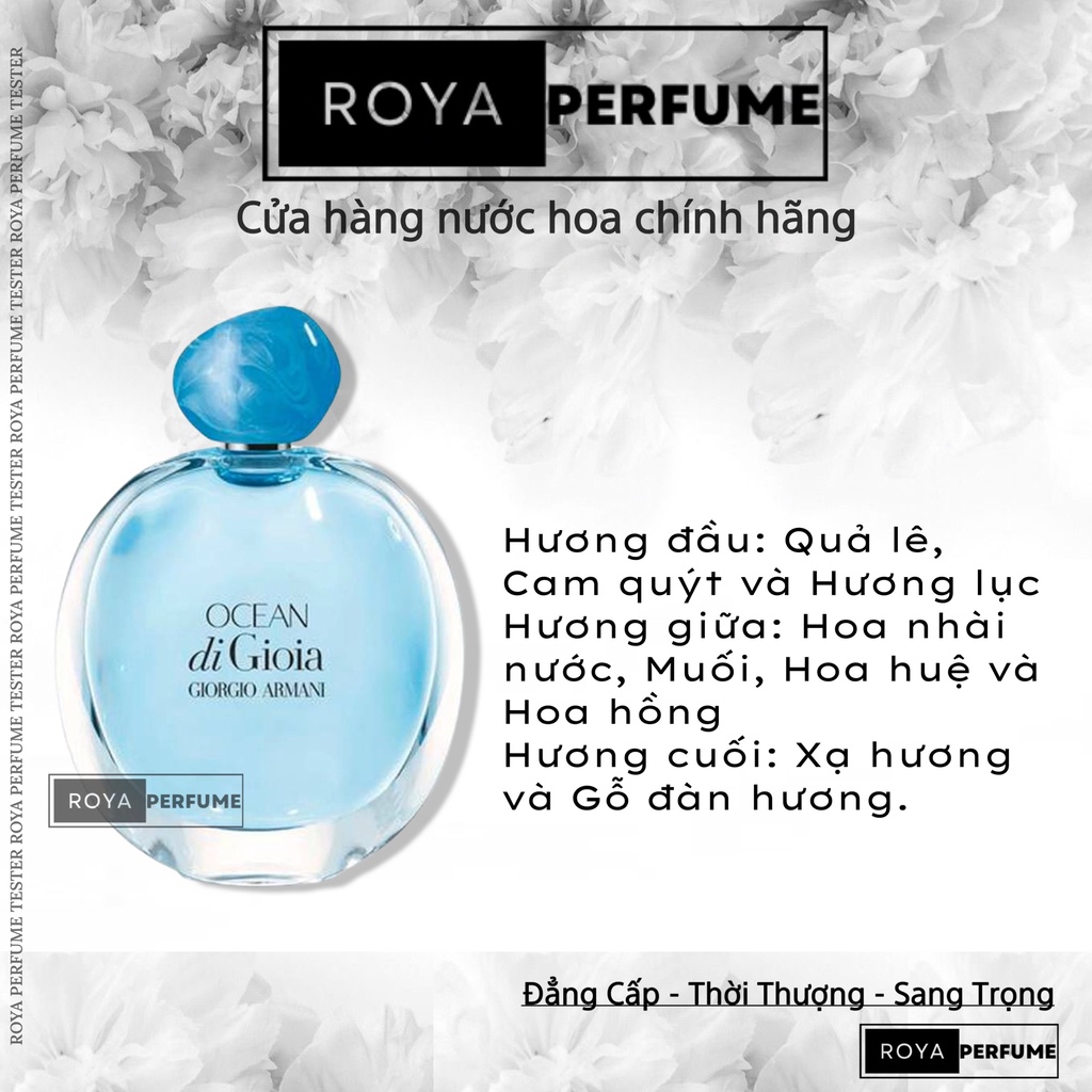 -𝑹𝑶𝑱𝑨- Nước Hoa Giorgio Armani Ocean di Gioia -𝑹𝑶𝑱𝑨-