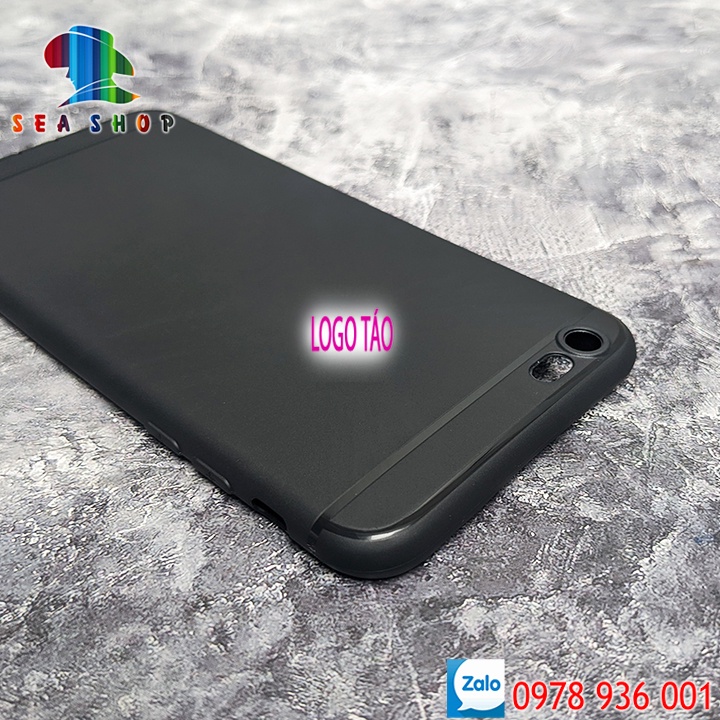 Ốp lưng iPhone 7, 8 nhựa dẻo - Đen - Chống trơn trượt