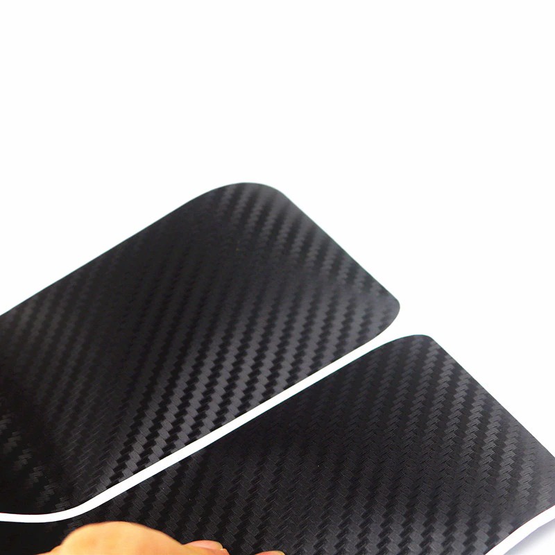 Nẹp Cửa Cốp Vân Carbon Chống Trầy Xước Trơn Trượt, Bảo Vệ Cửa Xe Ô Tô Có Logo Hãng Xe KIA