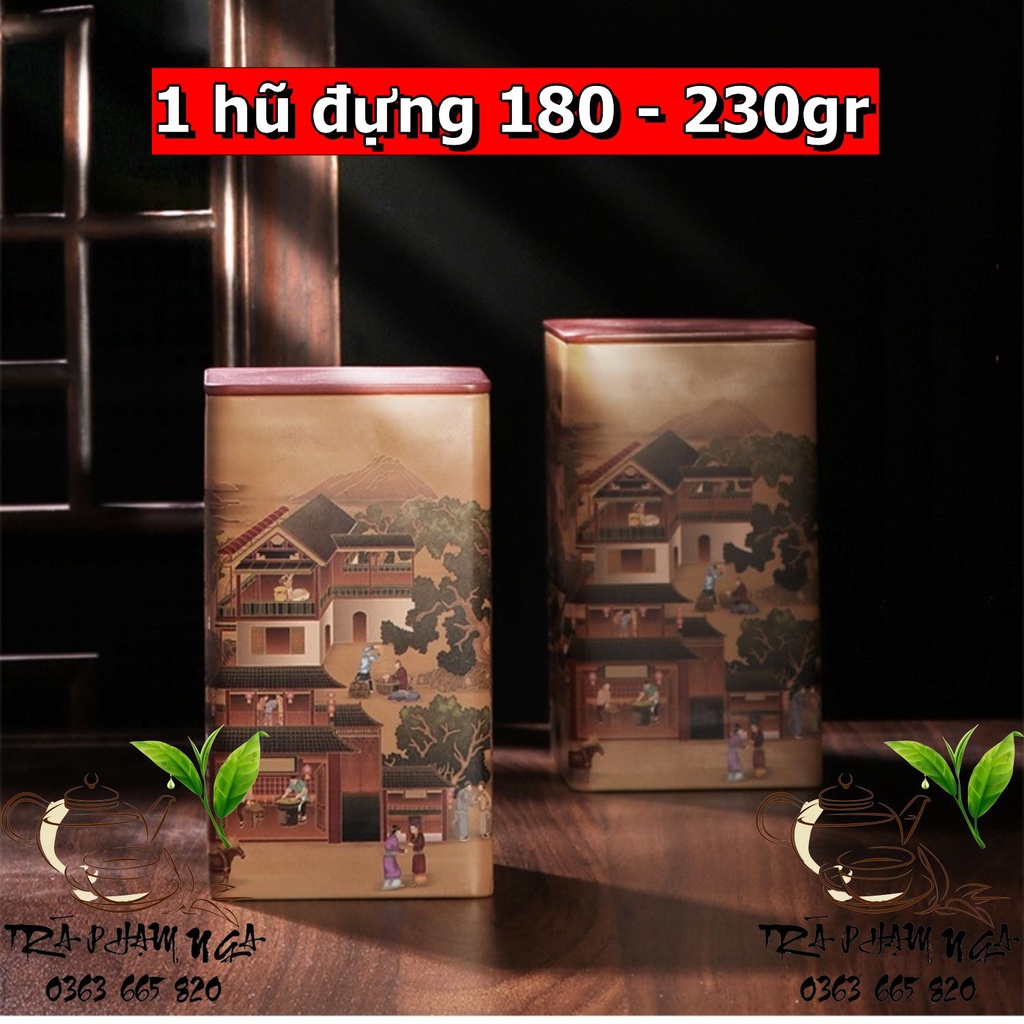 Hộp đựng trà, hũ đựng trà, lọ đựng thảo mộc khô và cafe  - Trà Thái Nguyên Phạm Nga