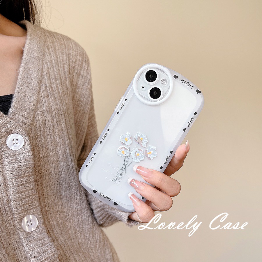 Ốp Điện Thoại Mềm Họa Tiết Hoa Cúc Nhỏ Cho iPhone 14 13 12 11 Pro Max X XR Xs Max 8 7 6 6s Plus SE 2020