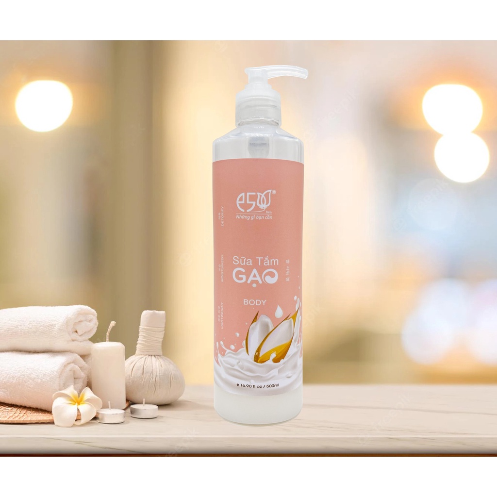 Sữa Tắm Gạo E5 500ml