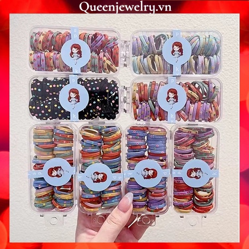 90/ PCS trẻ em không làm tổn thương sợi dây thừng chất lượng cao của đàn hồi với tóc đuôi ngựa cao su cao su