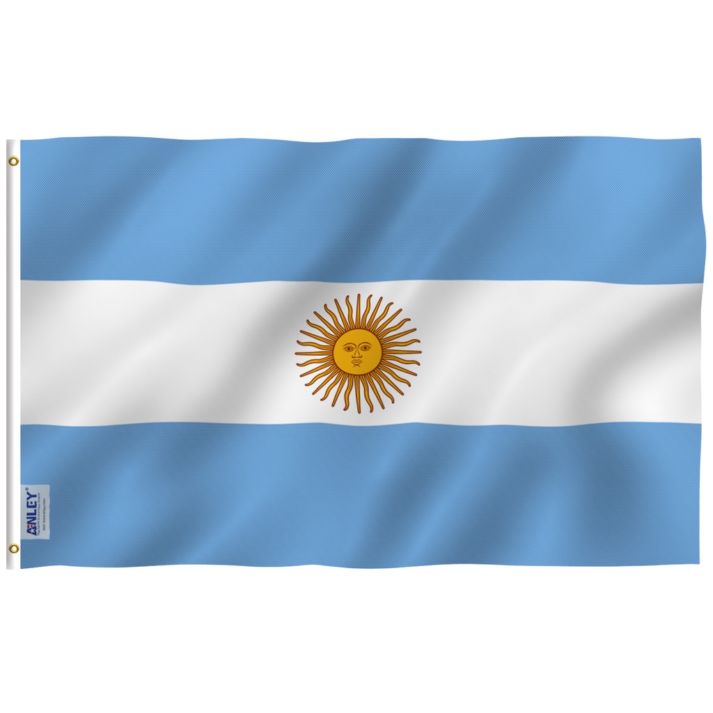 Kích thước 3x5ft chất lượng cao: Hình ảnh về cờ Argentina với kích thước 3x5ft chất lượng cao sẽ mang đến cho bạn sự trải nghiệm tuyệt vời về quốc kỳ Argentina. Bạn sẽ cảm nhận được màu sắc sống động và độ chi tiết tuyệt vời của cờ Argentina trong từng chi tiết nhỏ.