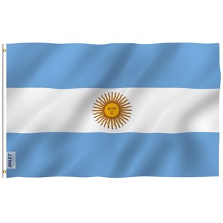 Lá cờ argentina 3x5ft chất lượng cao