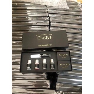 Set uốn mi siêu cong Nhật thời gian ủ thuốc nhanh Gladys