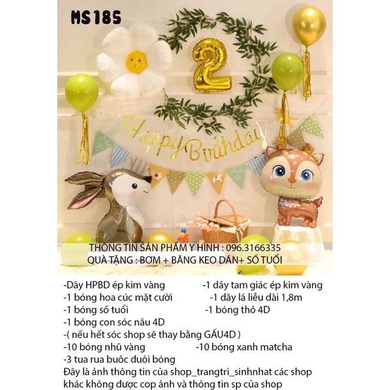 (FREESHIP)Combo sét trang trí sinh nhật,trang trí đầy tháng ,thôi nôi cho bé trai,bé gái mẫu hàn quốc,in phông tên