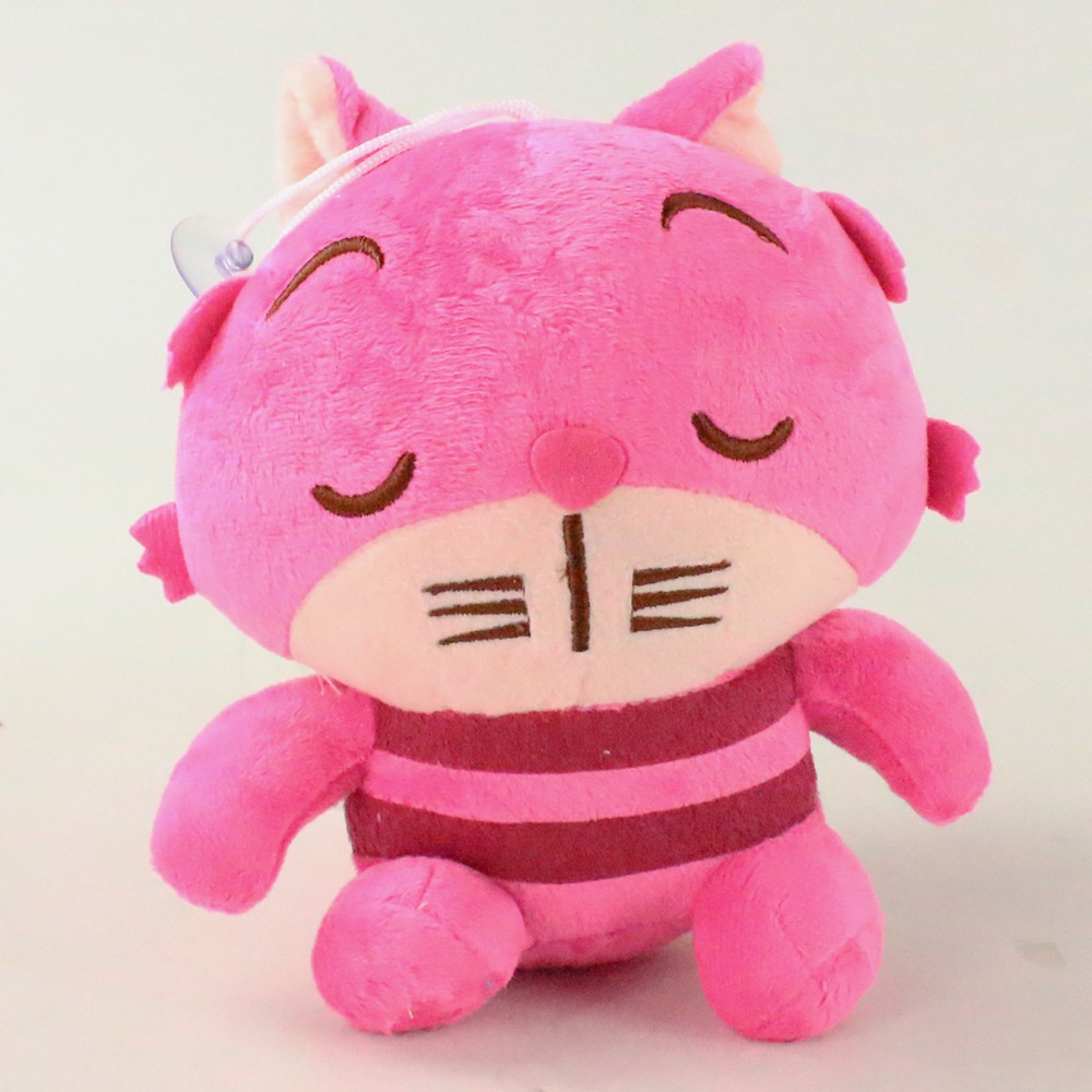 Móc Khóa Búp Bê Nhồi Bông Hình Mèo Gidget Alice Cheshire 17-21cm