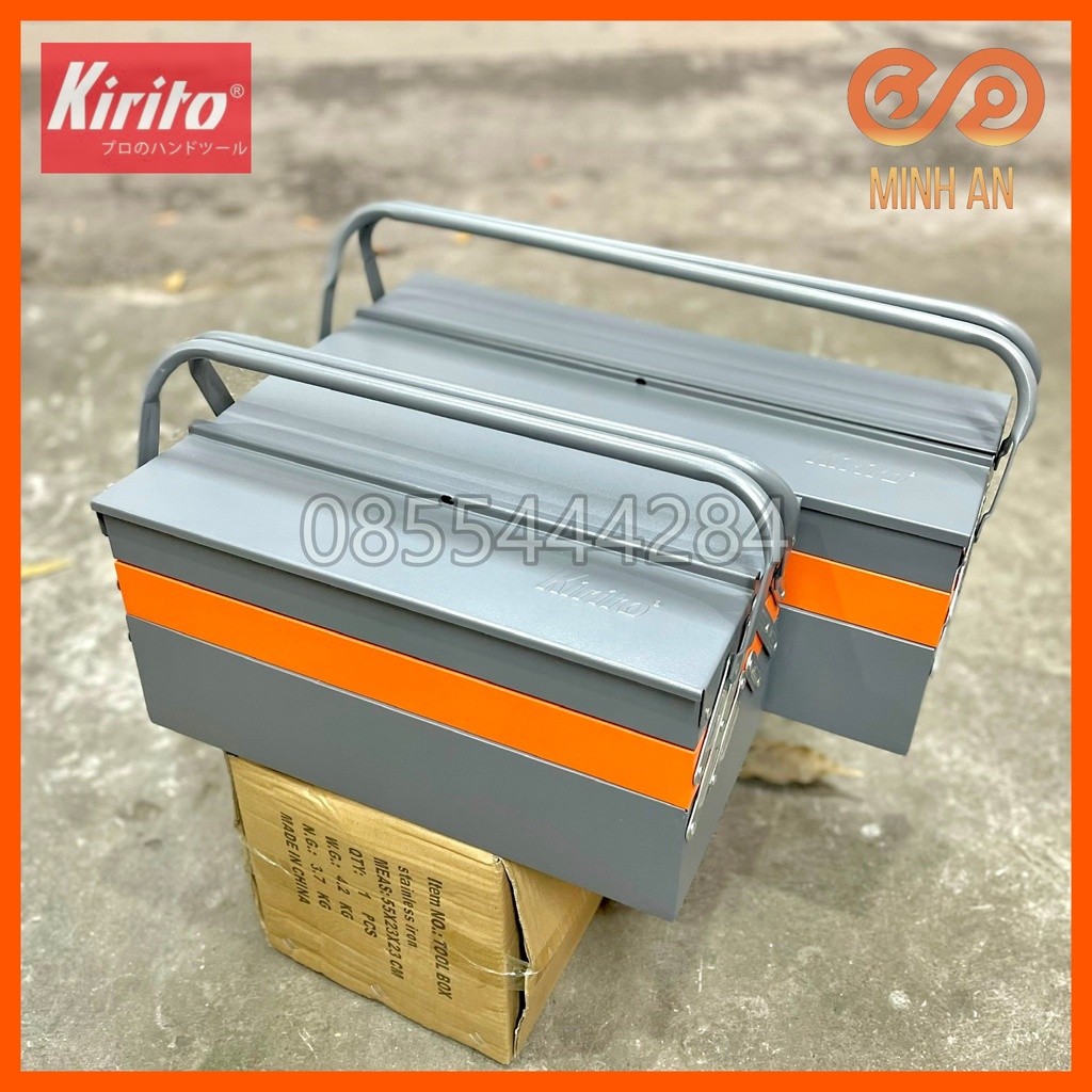 Thùng đựng đồ nghề dụng cụ bằng thép [CAO CẤP] KIRITO - thùng đồ nghề thép 5 ngăn