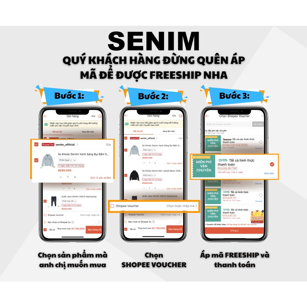 Quần jean nam SENIM, Quần bò vải Denim co giãn, Form Slimfit, Jean Đen Trơn D0631