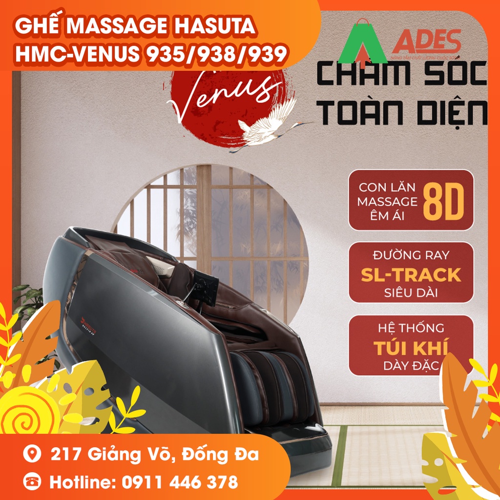 Ghế Massage cao cấp Hasuta HMC-935, HMC-938, HMC-939 Venus