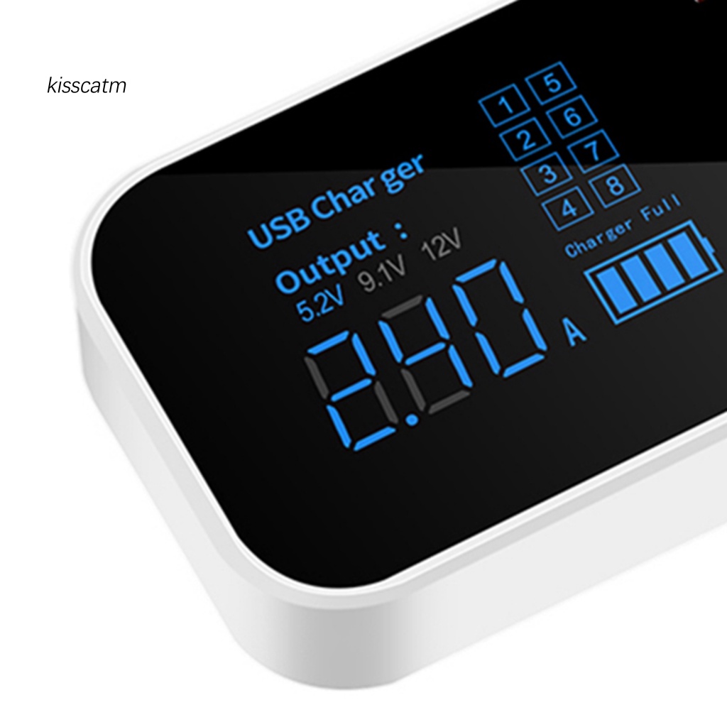 Trạm Sạc Điện Thoại Để Bàn Với 8 Cổng Usb