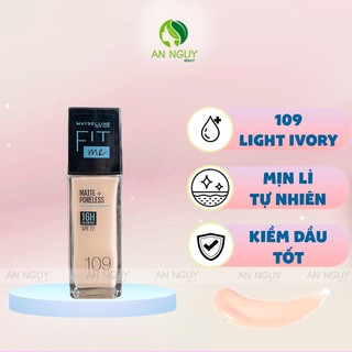 Kem nền maybelline fitme spf22 #109 light ivory 30ml