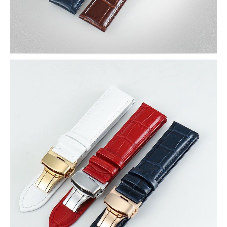 12/12☆Vc Vacheron Constantin Dây Đeo Đồng Hồ Bằng Da Có Khóa Bướm Chính Hãng Cho Nam Và Nữ Thuyết Trình master m