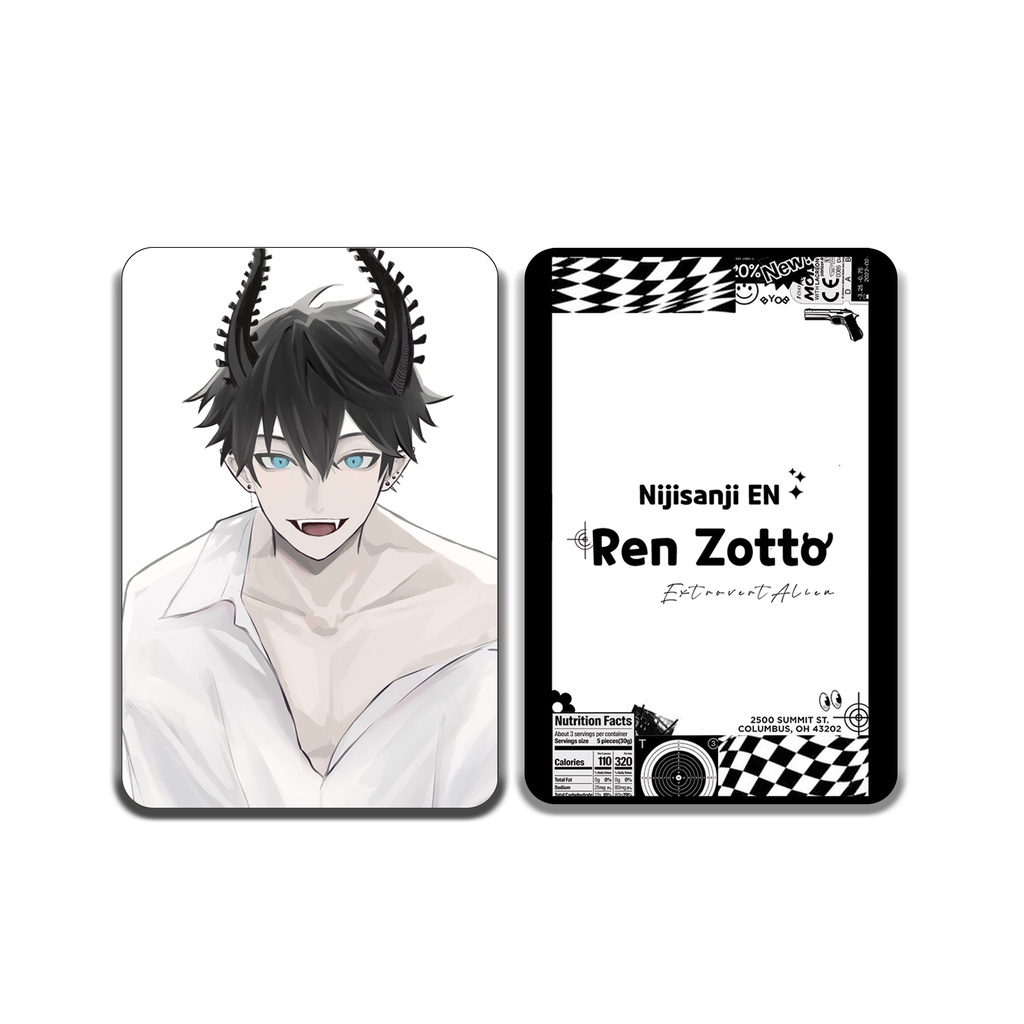 Card bo góc Arptprint Ren Zotto Nijisanji EN