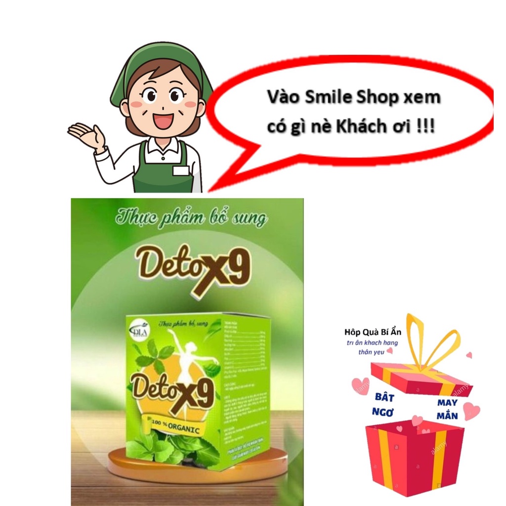 Detox X9 Giảm Mỡ Bụng, Hàng Chính Hãng Hộp 55 Viên