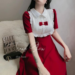 Đầm xoè nơ big size msyn001