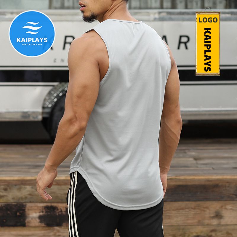 Áo thun nam ba lỗ sát nách trơn thể thao bóng rổ, chạy bộ, tập gym KAIPLAYS Áo tanktop nam cổ tròn cao cấp KP018