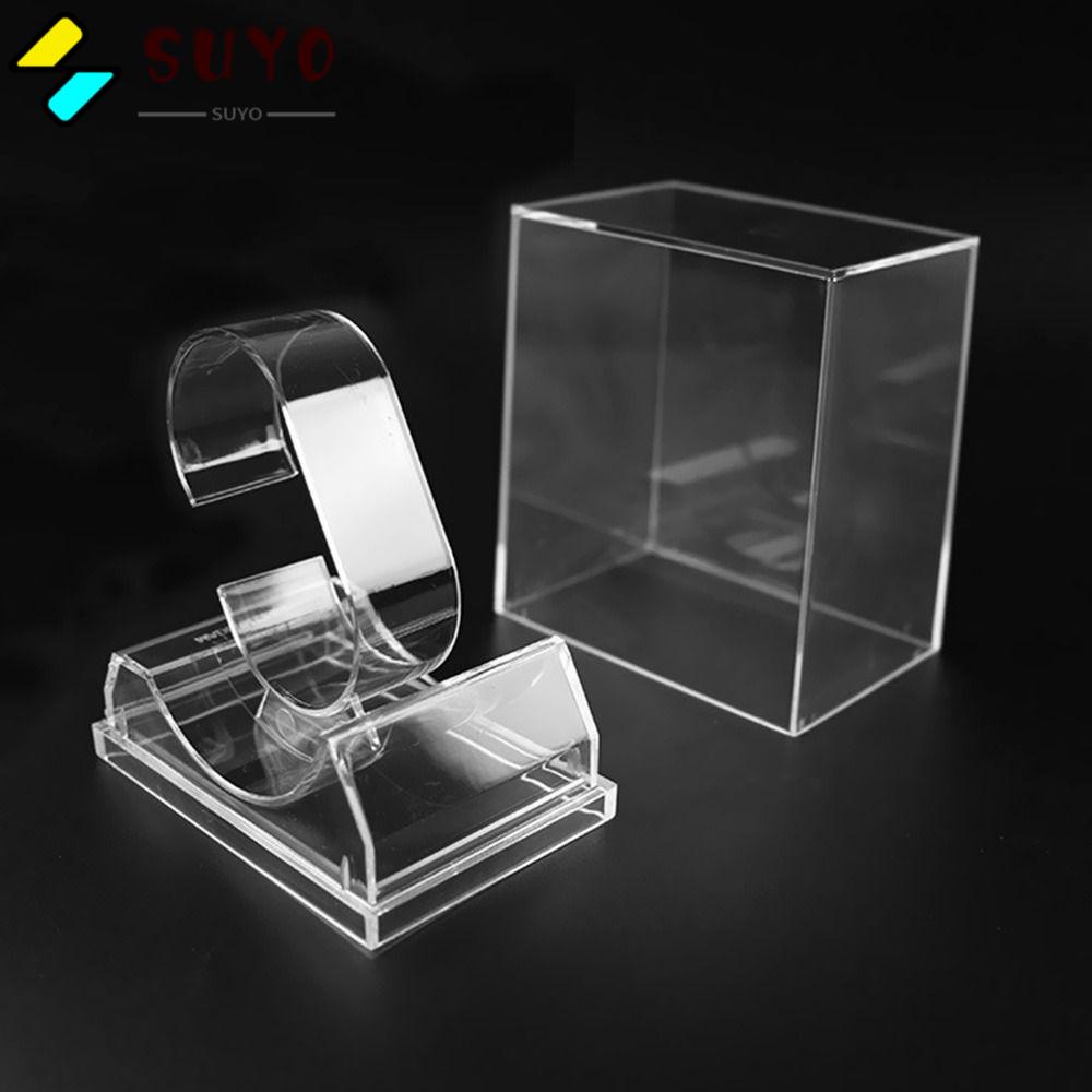 Set 2 Hộp Nhựa Trong Suốt Bảo Vệ Mặt Đồng Hồ SUYO|Hộp Đựng Đồ Dùng Cao Cấp Tiện Dụng