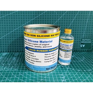 Keo Silicone Bạch Kim Trong Suốt 1kg Tỉ Lệ 10:1 Làm Khuôn, Silicon Đúc Khuôn Tặng Kèm Xúc Tác - Trường Thịnh Sài Gòn
