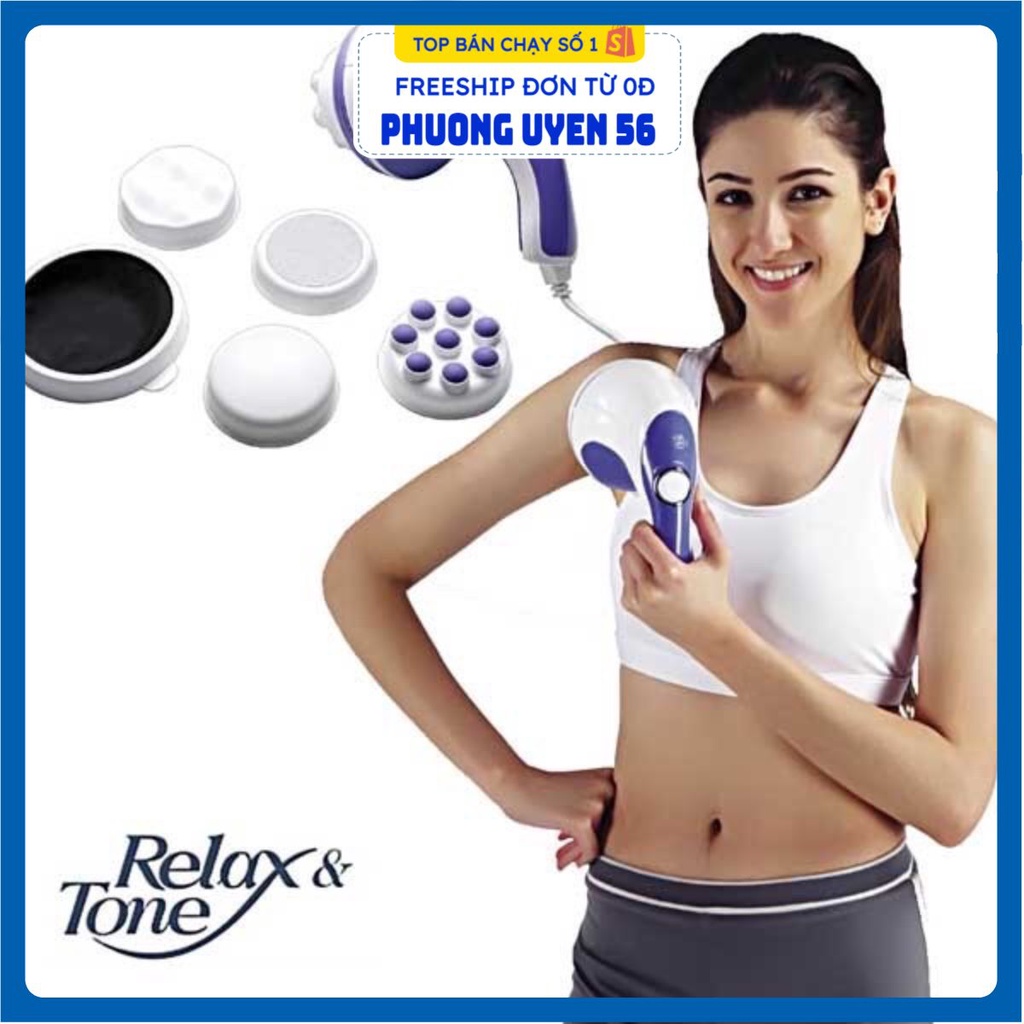 Máy Massage cầm tay 5 Đầu Relax &amp; Spin Tone
