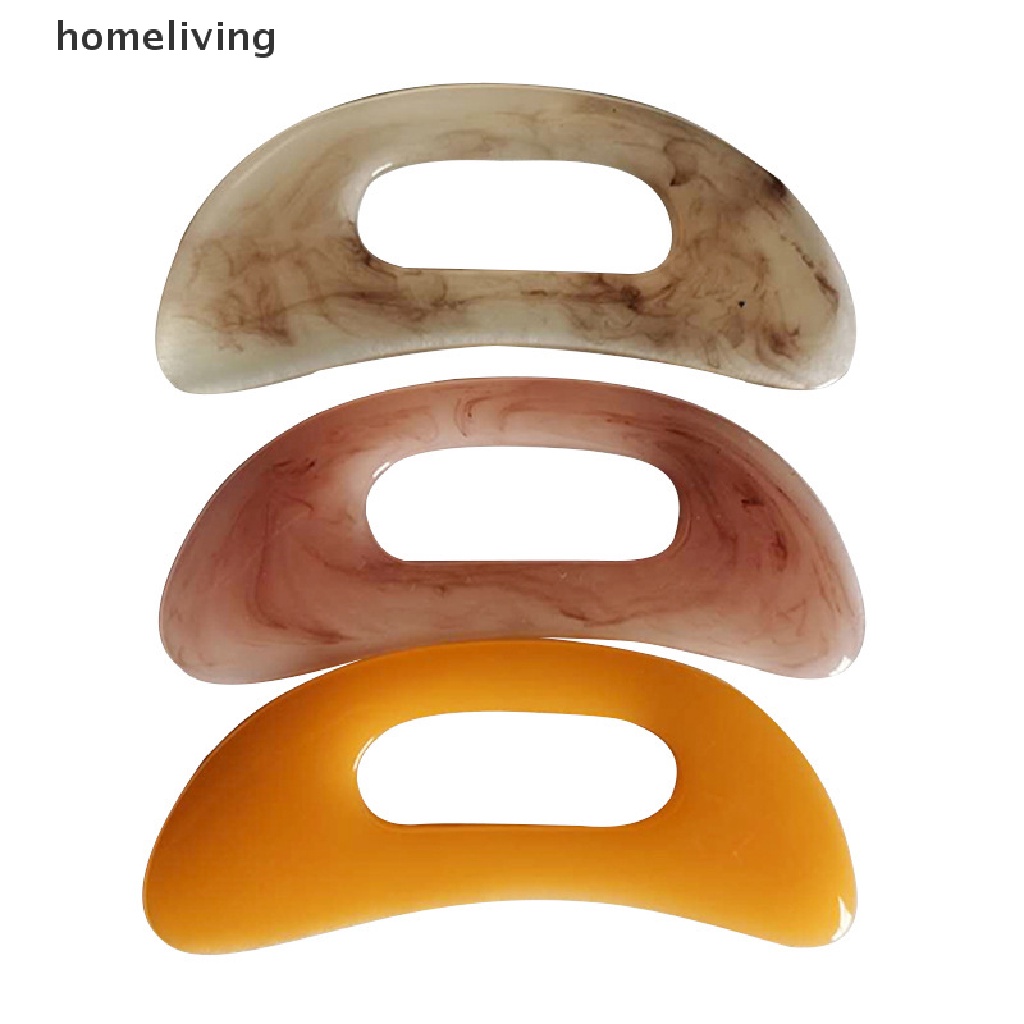 1 Tấm Bảng Guasha Bằng Nhựa Resin Tổng Hợp Tự Nhiên Để Mát Xa