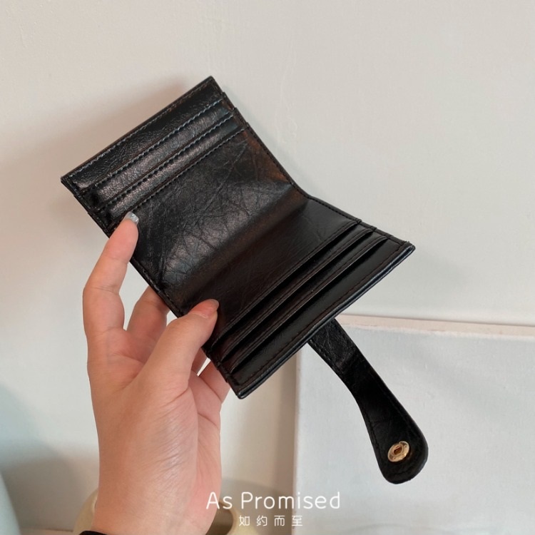 Ví đựng thẻ tiền 2 trong 1 mini Juny nữ da basic 22S