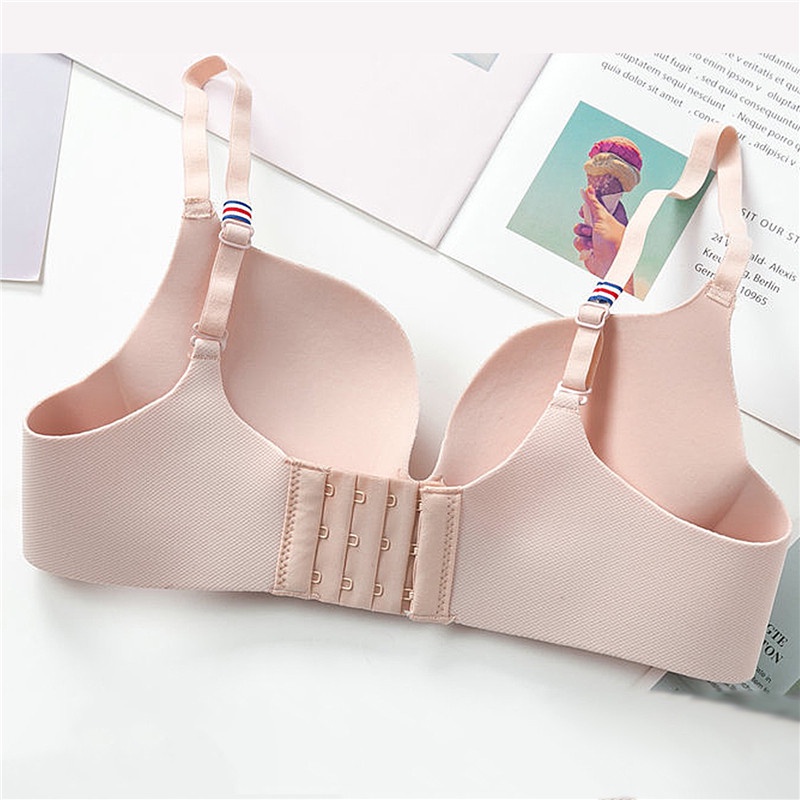 Áo Lót Nâng Ngực Không Đường May Thoải Mái Thời Trang Cho Nữ