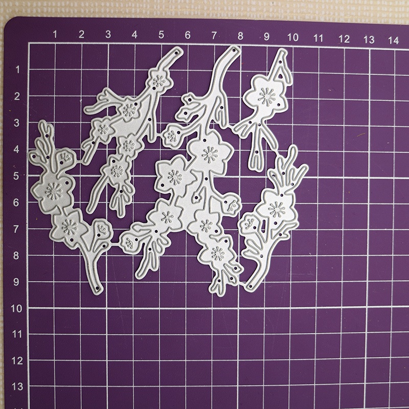 Mới Khuôn Cắt Giấy Kim Loại Hình Hoa Xinh Xắn