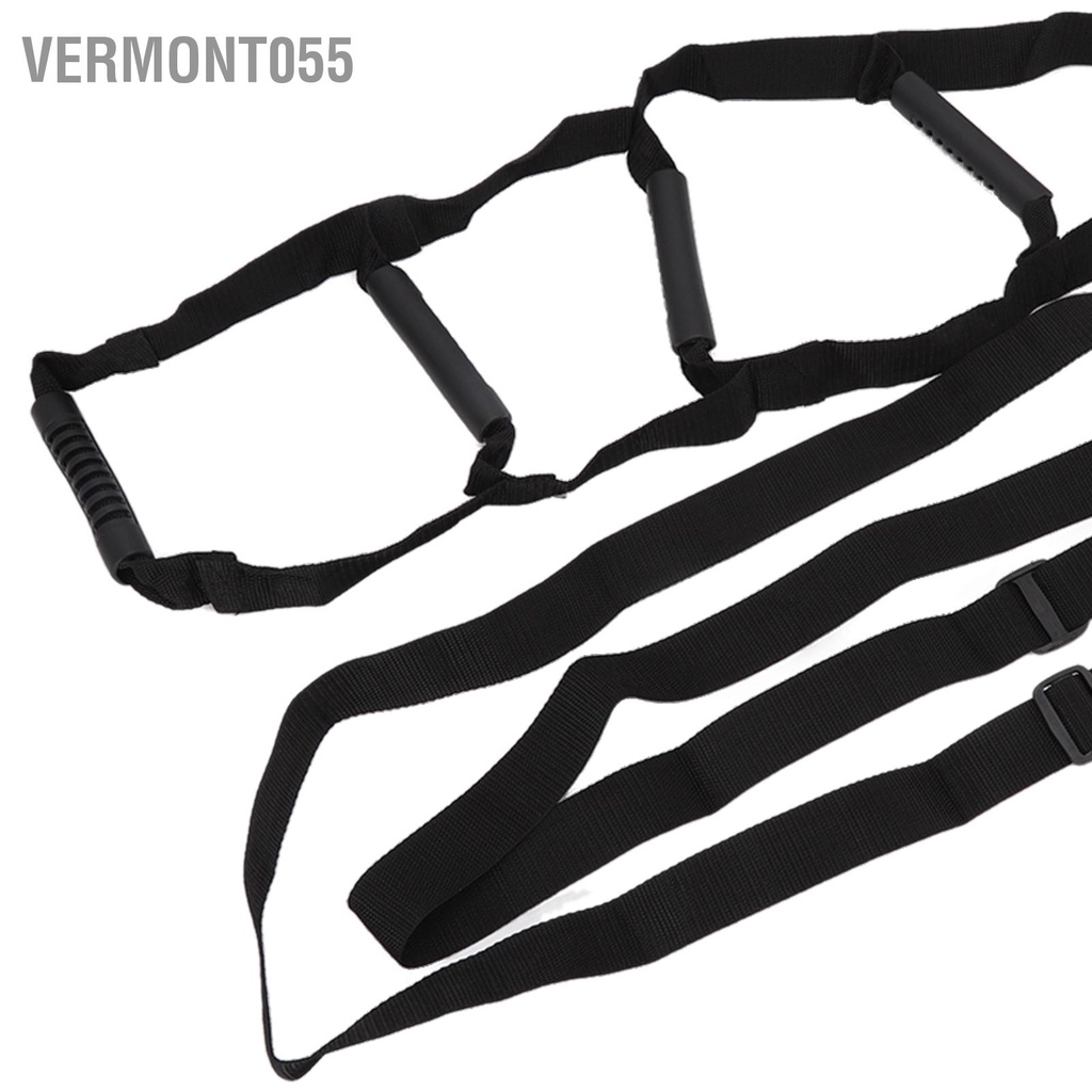 Vermont055 2 Chiếc Giường Ngồi Lên Người Trợ Giúp Nylon Có Thể Điều Chỉnh 4 Phần Thang Hỗ Cho Cao Tuổi