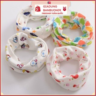 Khăn ống quấn cổ đa năng cotton giữ ấm cho bé phong cách Hàn Quốc