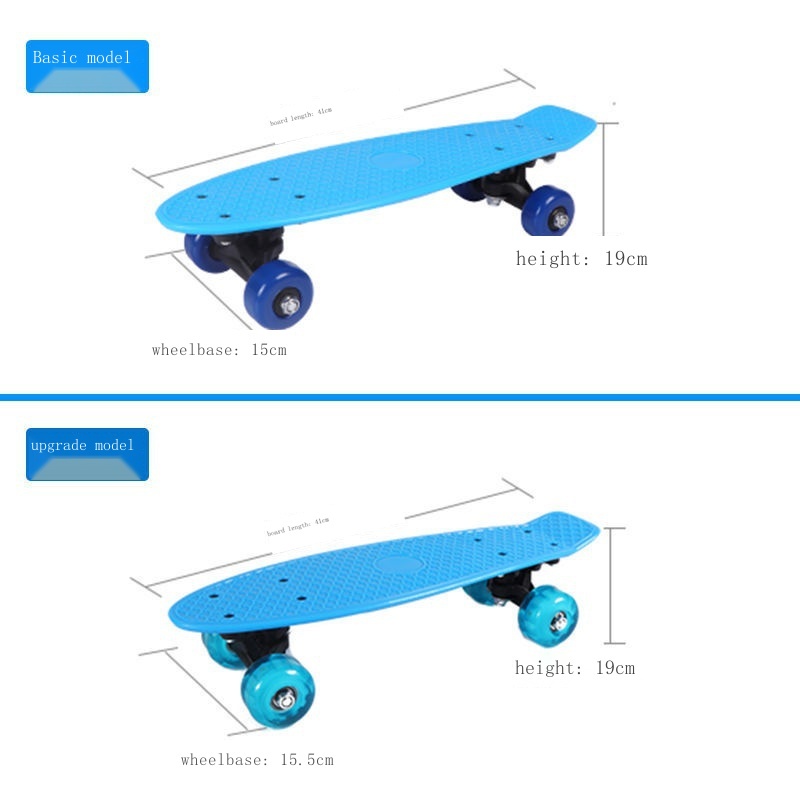 Ván Trượt Bốn Bánh Có Đèn flash Độc Đáo Cho Bé Từ 2-18 Tuổi