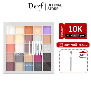 Bảng Phấn Mắt 25 Màu Khói Tông Lì Và Nhũ Kim Tuyến Màu Khói Trang Điểm Lâu Trôi